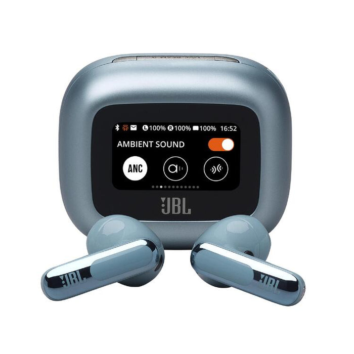 JBL Live Flex 3 | Écouteurs intra-auriculaire - Sans fil - Réduction de bruit - Écran tactile 1,45" - Bleu-Sonxplus St-Sauveur