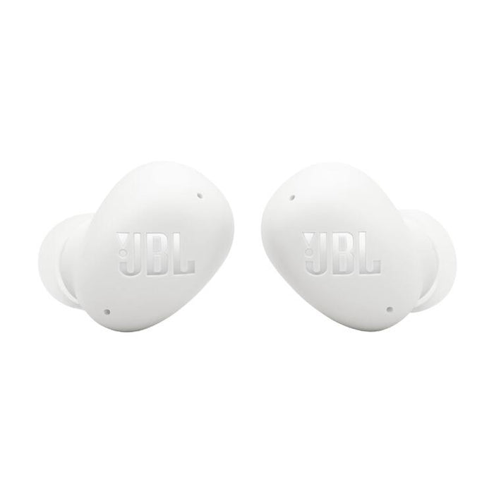JBL Vibe Buds 2 | Écouteurs intra-auriculaires - Sans fil - Bluetooth - Technologie Smart Ambient - Blanc-Sonxplus St-Sauveur