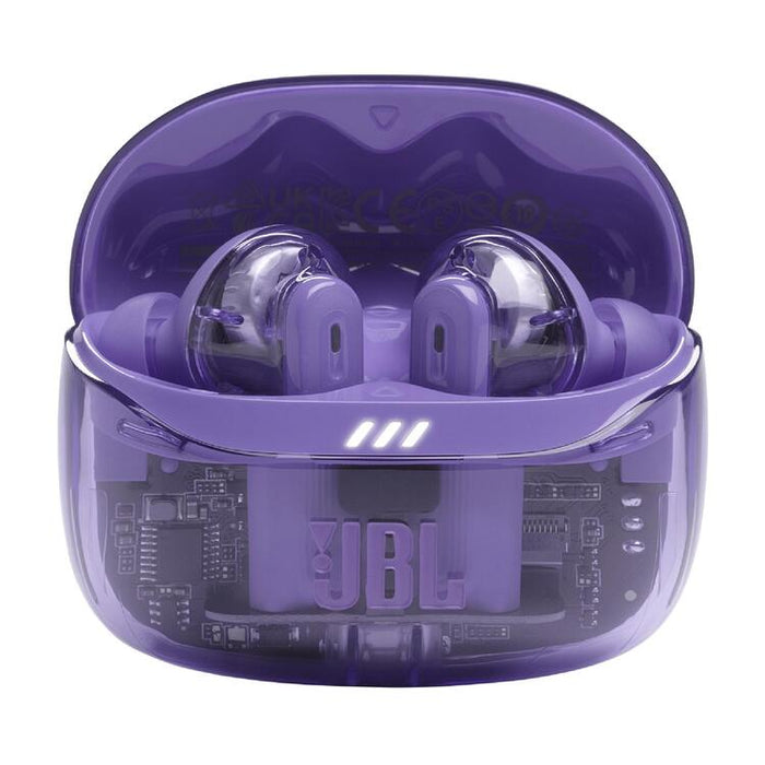 JBL Tune Beam 2 | Écouteurs intra-auriculaires - 100% Sans fil - Bluetooth - Smart Ambient - 6 Microphones - Mauve Fantôme-Sonxplus St-Sauveur