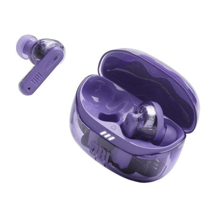 JBL Tune Beam 2 | Écouteurs intra-auriculaires - 100% Sans fil - Bluetooth - Smart Ambient - 6 Microphones - Mauve Fantôme-Sonxplus St-Sauveur