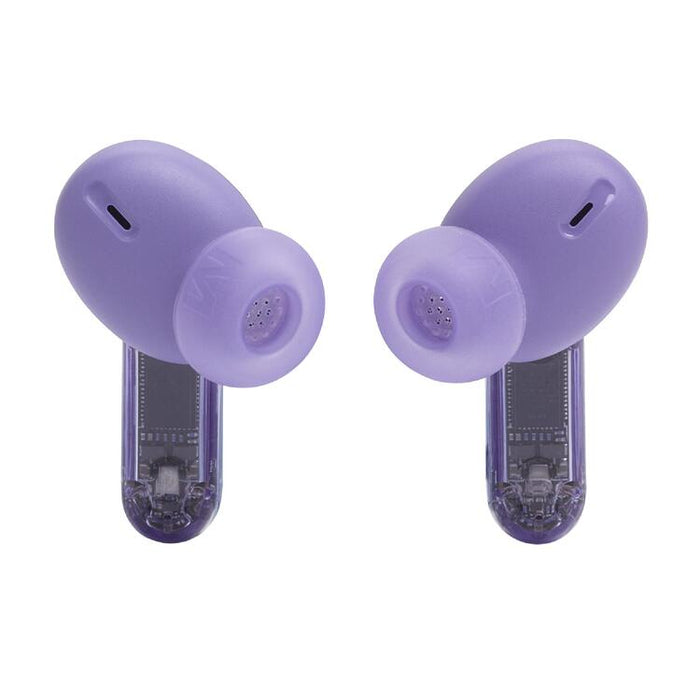 JBL Tune Beam 2 | Écouteurs intra-auriculaires - 100% Sans fil - Bluetooth - Smart Ambient - 6 Microphones - Mauve Fantôme-Sonxplus St-Sauveur