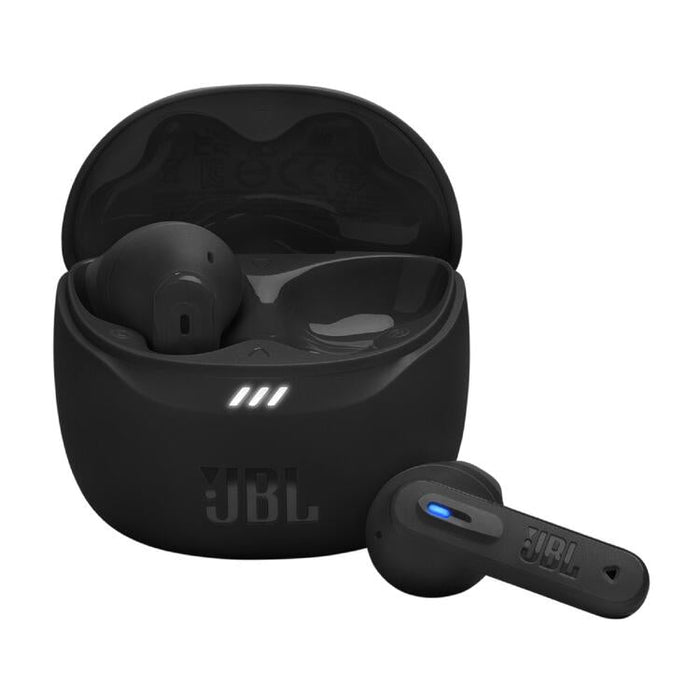 JBL Tune Flex 2 | Écouteurs intra-auriculaires - 100% Sans fil - Bluetooth - Réduction de bruit - 6 Microphones - IP54 - Noir-Sonxplus St-Sauveur