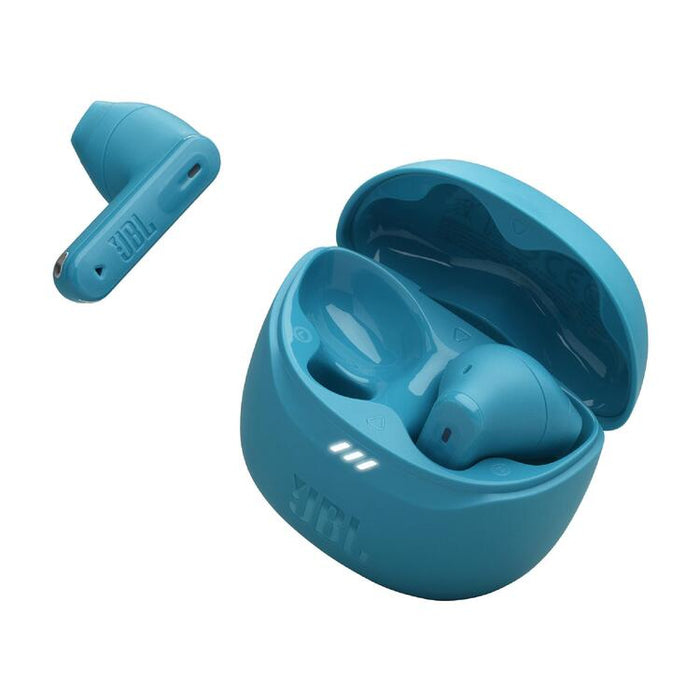 JBL Tune Flex 2 | Écouteurs intra-auriculaires - 100% Sans fil - Bluetooth - Réduction de bruit - 6 Microphones - IP54 - Turquoise-Sonxplus St-Sauveur