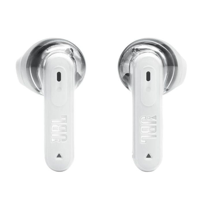 JBL Tune Flex 2 | Écouteurs intra-auriculaires - 100% Sans fil - Bluetooth - Réduction de bruit - 6 Microphones - IP54 - Blanc Fantôme-Sonxplus St-Sauveur