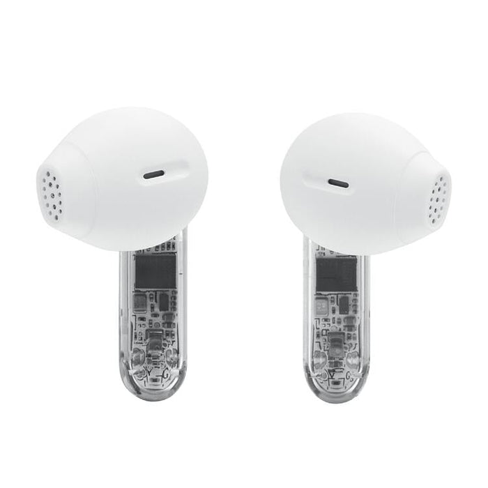 JBL Tune Flex 2 | Écouteurs intra-auriculaires - 100% Sans fil - Bluetooth - Réduction de bruit - 6 Microphones - IP54 - Blanc Fantôme-Sonxplus St-Sauveur