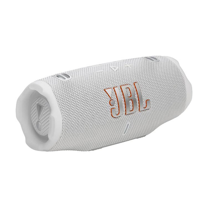 JBL Charge 6 | Haut-Parleur Portatif Bluetooth - Étanche - Auracast - 28 Heures d'autonomie - Blanc-Sonxplus St-Sauveur