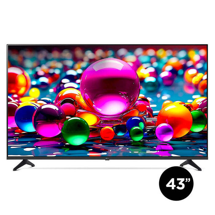 LG 43UA7700PUB | Téléviseur 43" - 4K Ultra HD - DEL - Série UA7700 - HDR - Smart WebOS - 60 Hz natif - Processeur IA a7 Gen8 4K - Noir-Sonxplus St-Sauveur