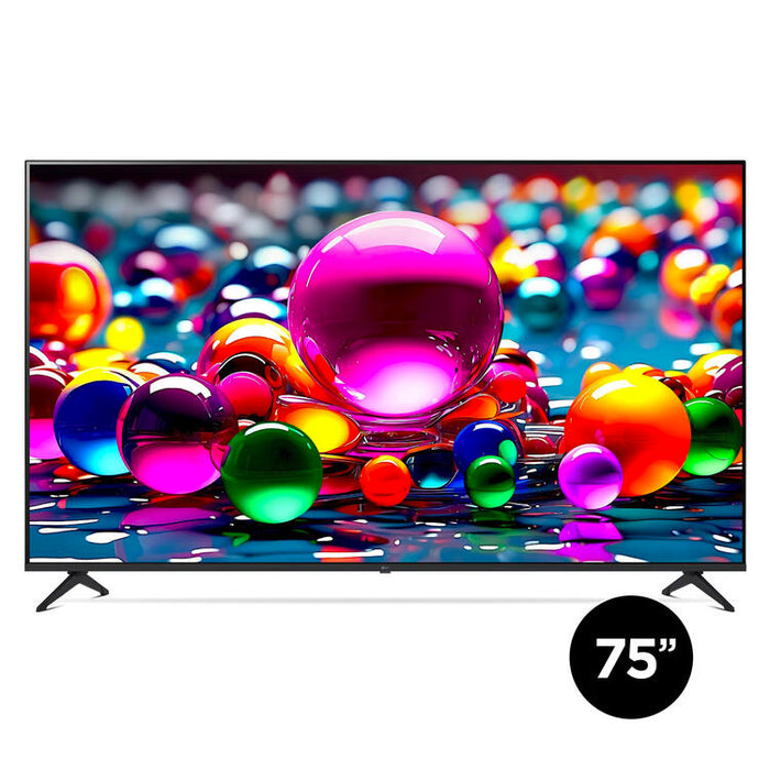 LG 75UA7700PUA | Téléviseur 75" - 4K Ultra HD - DEL - Série UA7700 - HDR - Smart WebOS - 60 Hz natif - Processeur IA a7 Gen8 4K - Noir-Sonxplus St-Sauveur