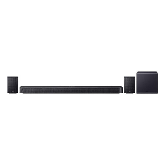 Samsung HW-Q990F | Barre de son - 11.1.4 canaux - Dolby ATMOS - Caisson de graves + Haut-parleurs arrière sans fil - 756W - Q-Symphony - Noir-Sonxplus St-Sauveur