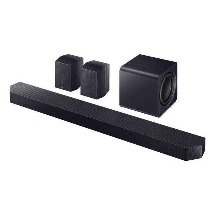 Samsung HW-Q990F | Barre de son - 11.1.4 canaux - Dolby ATMOS - Caisson de graves + Haut-parleurs arrière sans fil - 756W - Q-Symphony - Noir-Sonxplus St-Sauveur