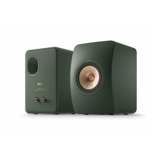 KEF LS50 META | Haut-parleurs HiFi Uni-Q 12e génération - Bass reflex 2 voies - Technologhie d'absorption Metamaterial - Moss Green - Paire-Sonxplus St-Sauveur