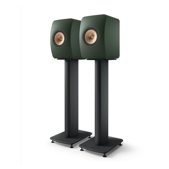KEF LS50 META | Haut-parleurs HiFi Uni-Q 12e génération - Bass reflex 2 voies - Technologhie d'absorption Metamaterial - Moss Green - Paire-Sonxplus St-Sauveur