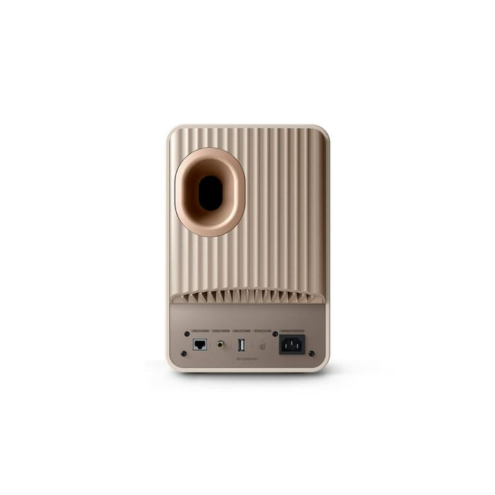 KEF LS50 WIRELESS II | Haut-parleurs HiFi Sans fil - Absorption des métamatériaux - Sand Shell - Paire-Sonxplus St-Sauveur