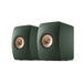 KEF LS50 WIRELESS II | Haut-parleurs HiFi Sans fil - Absorption des métamatériaux - Moss Green - Paire-Sonxplus St-Sauveur
