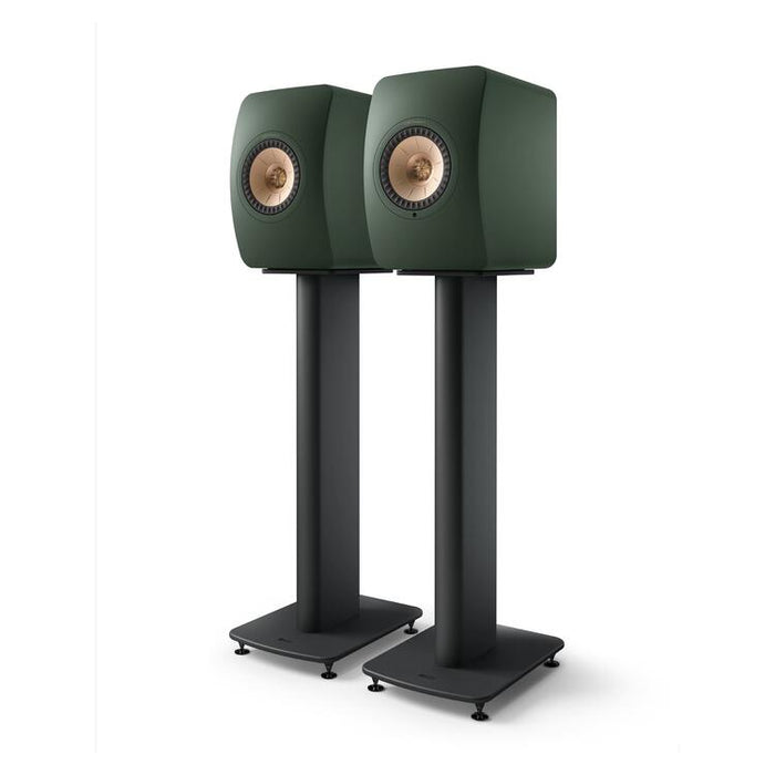 KEF LS50 WIRELESS II | Haut-parleurs HiFi Sans fil - Absorption des métamatériaux - Moss Green - Paire-Sonxplus St-Sauveur