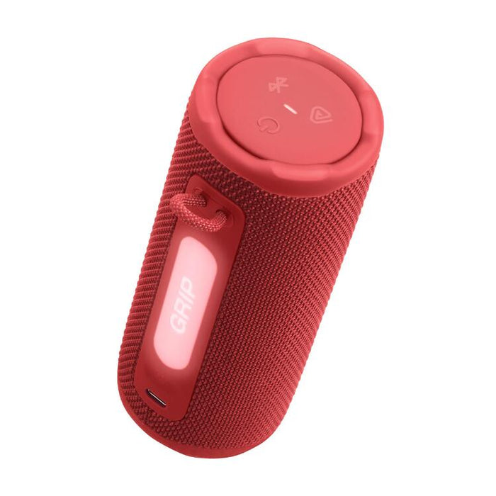 JBL Grip | Haut-parleur portatif - Bluetooth - Lumière ambiante - Rouge-Sonxplus St-Sauveur