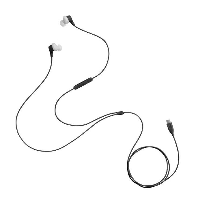 JBL Endurance Run 3C | Écouteurs intra-auriculaires - USB-C - Sport - Filaire - IP65 - Noir/Gris-Sonxplus St-Sauveur
