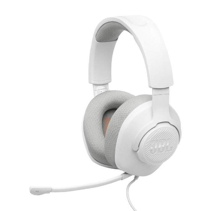 JBL Quantum 100 M2 | Casque de jeu filaire circum-auriculaire - Compatible avec toutes les plateformes - Blanc-Sonxplus St-Sauveur