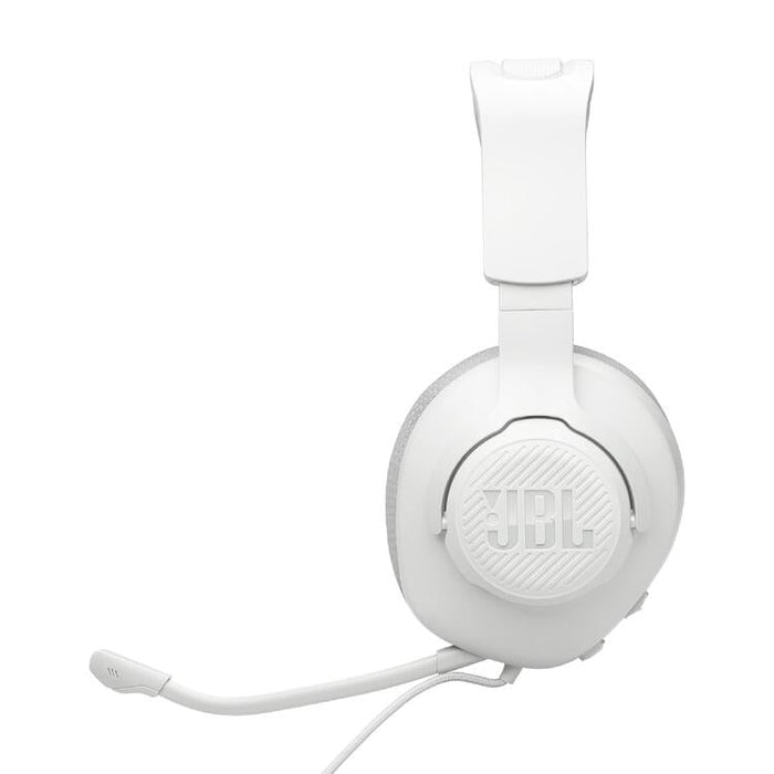 JBL Quantum 100 M2 | Casque de jeu filaire circum-auriculaire - Compatible avec toutes les plateformes - Blanc-Sonxplus St-Sauveur