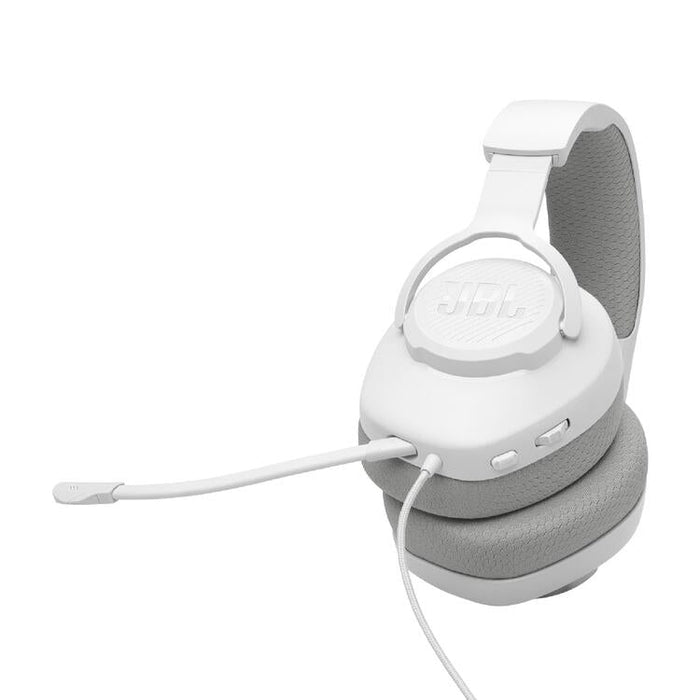 JBL Quantum 100 M2 | Casque de jeu filaire circum-auriculaire - Compatible avec toutes les plateformes - Blanc-Sonxplus St-Sauveur