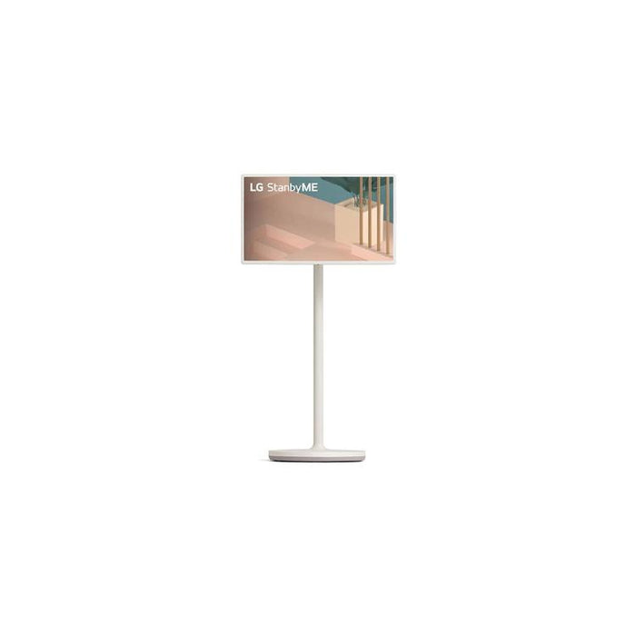 LG StanbyME - 27ART10AKPL | Téléviseur intelligent 27" DEL - 4K FHD - Sur support - Sans fil - Tactile - Rotation complète - Batterie intégrée - Liquidation-Sonxplus St-Sauveur