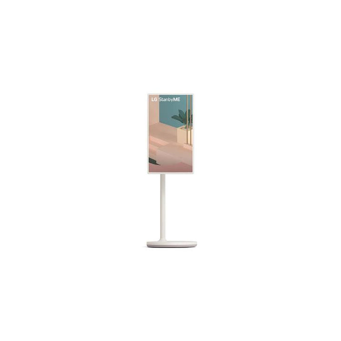 LG StanbyME - 27ART10AKPL | Téléviseur intelligent 27" DEL - 4K FHD - Sur support - Sans fil - Tactile - Rotation complète - Batterie intégrée - Liquidation-Sonxplus St-Sauveur
