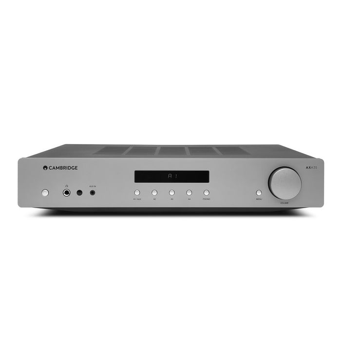 Cambridge AX-A35 | Amplificateur intégré - 35 W - Télécommande - Gris-Sonxplus St-Sauveur