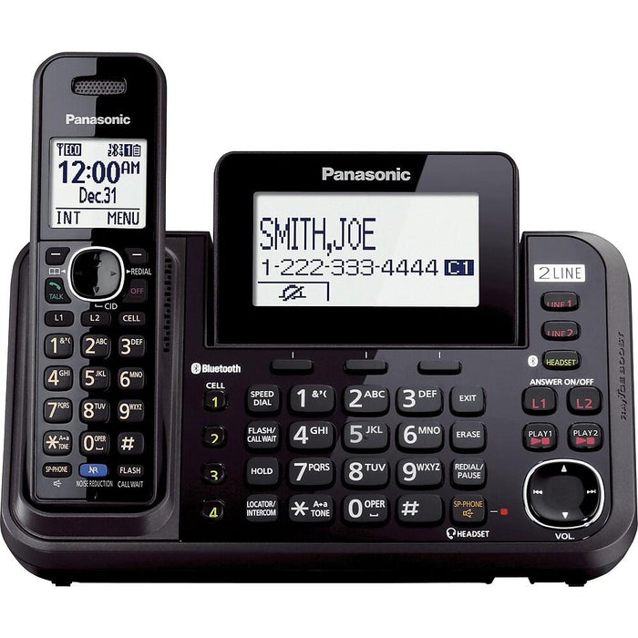 Panasonic KX-TG9541B | Téléphone sans fil - 1 combiné - Répondeur - Noir-Sonxplus St-Sauveur