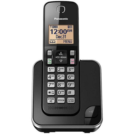 Panasonic KX-TGC380B | Téléphone sans fil - 1 combiné - Noir-Sonxplus St-Sauveur