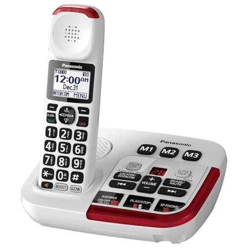 Panasonic KX-TGM490S | Téléphone sans fil - 1 combiné - Répondeur - Amplifié 3X - Argenté-Sonxplus St-Sauveur