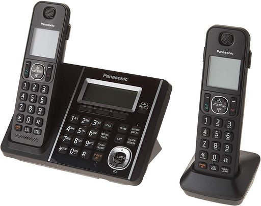 Panasonic KX-TGF342B | Téléphone sans fil - 2 combinés - Répondeur - Noir-Sonxplus St-Sauveur