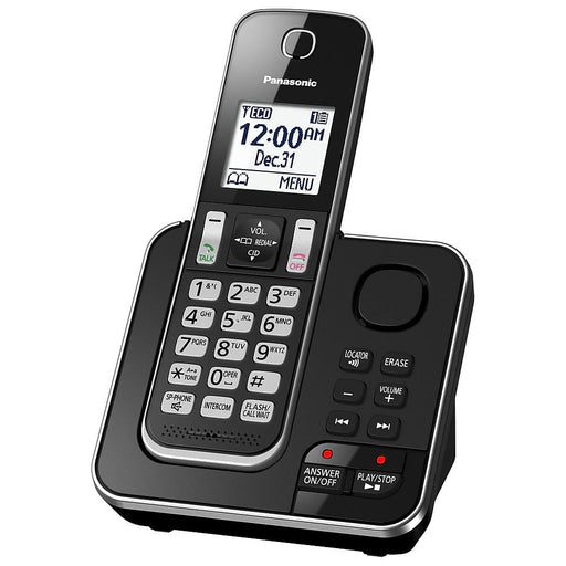 Panasonic KX-TGD392B | Téléphone sans fil - 2 combinés - Répondeur - Noir-Sonxplus St-Sauveur