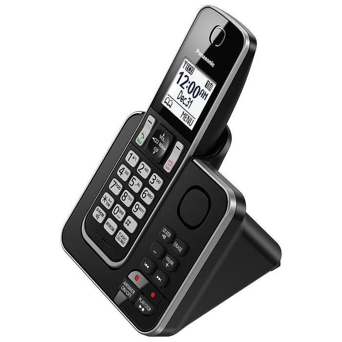 Panasonic KX-TGD392B | Téléphone sans fil - 2 combinés - Répondeur - Noir-Sonxplus St-Sauveur