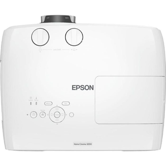 Epson Home Cinema 3200 | Projecteur 3LCD Cinéma maison - 16:9 - 4K Pro-UHD - Blanc-Sonxplus St-Sauveur