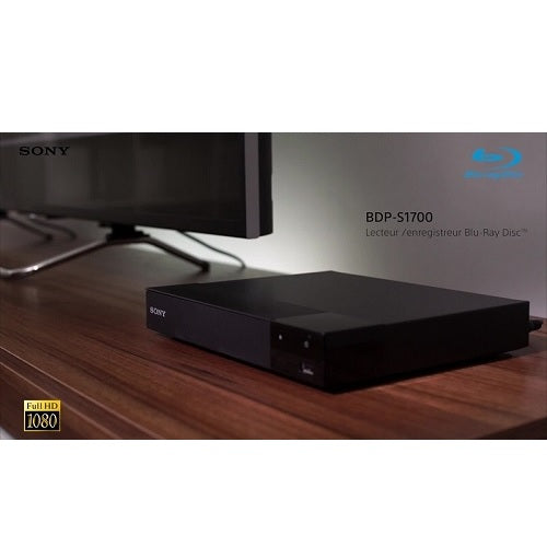 Sony BDP-S1700 | Lecteur Blu-ray - Full HD - USB - Noir-Sonxplus St-Sauveur