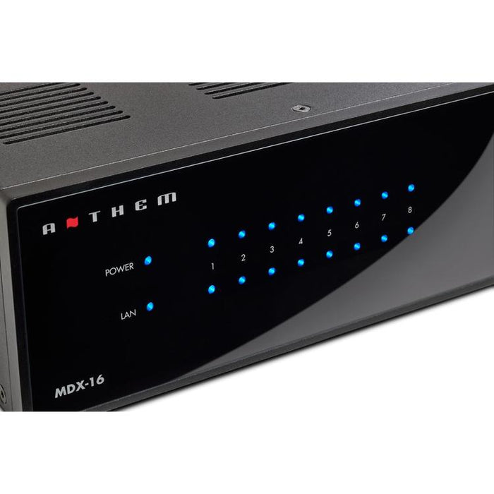 Anthem MDX16 | Amplificateur 16 canaux 8 zones et plus - Noir-Sonxplus St-Sauveur