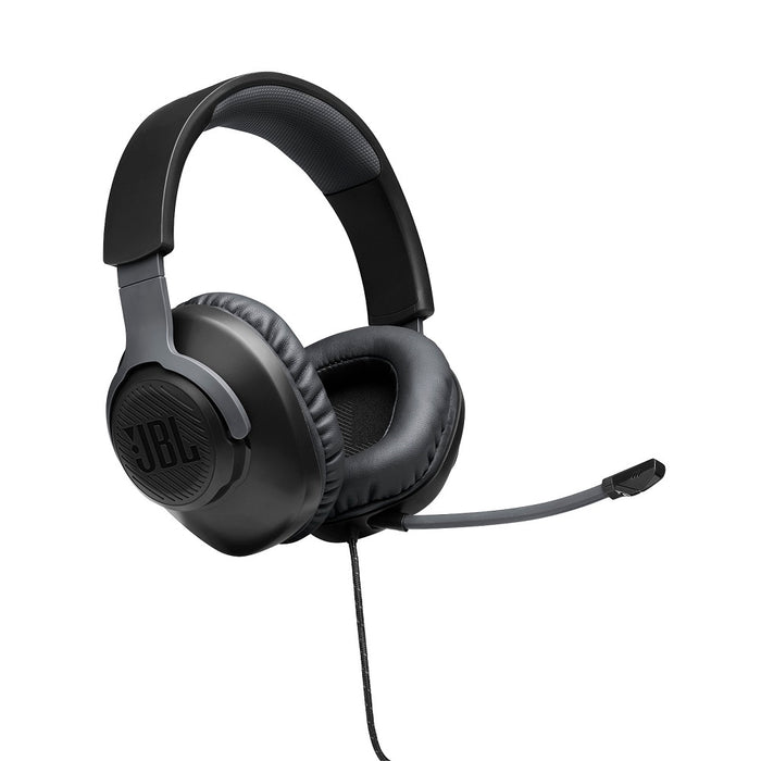 JBL Quantum 100 | Casque de jeu filaire circum-auriculaire - Noir-Sonxplus St-Sauveur