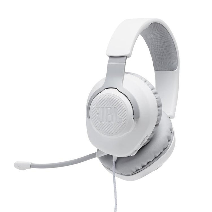 JBL Quantum 100 | Casque de jeu filaire circum-auriculaire - Blanc-Sonxplus St-Sauveur