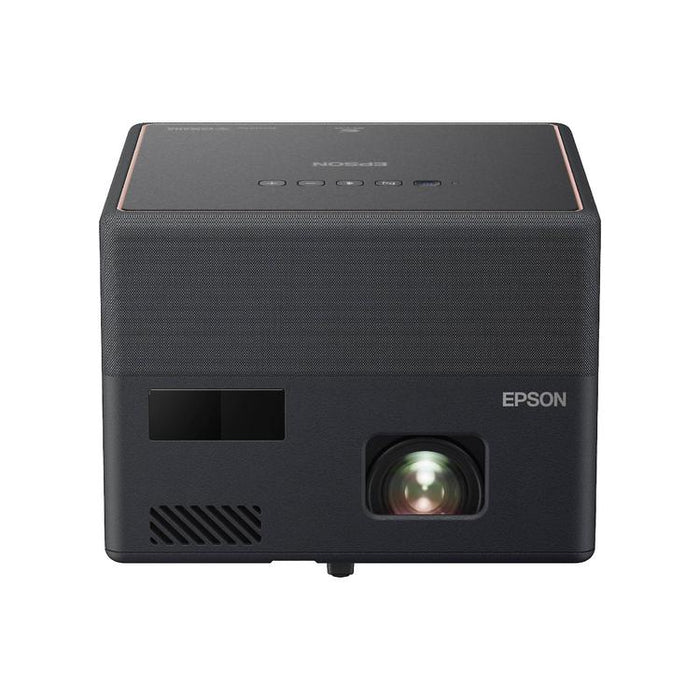 Epson EpiqVision Mini EF12 | Projecteur Laser portatif - Wi-fi - 3LCD - Écran 150 pouces - 16:9 - 4K - HDR FHD - Son audiophile - Android TV - Noir-Sonxplus St-Sauveur