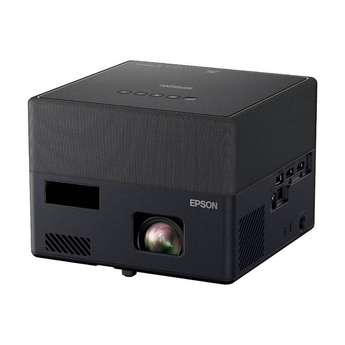 Epson EpiqVision Mini EF12 | Projecteur Laser portatif - Wi-fi - 3LCD - Écran 150 pouces - 16:9 - 4K - HDR FHD - Son audiophile - Android TV - Noir-Sonxplus St-Sauveur