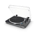 Audio-Technica AT-LP70XBTBS | Table tournante Stéréo - Sans fil - Bluetooth - Entraînement par courroie - Entièrement automatique - Noir/Argent-Sonxplus St-Sauveur