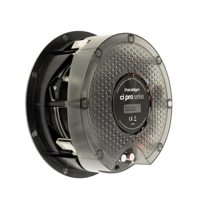 Paradigm CI Pro P80-R v2 | 8" Round In-Ceiling Speaker - Ceiling - CI PRO v2 Series - White - Paint-Ready Surface - Unit-Sonxplus St-Sauveur