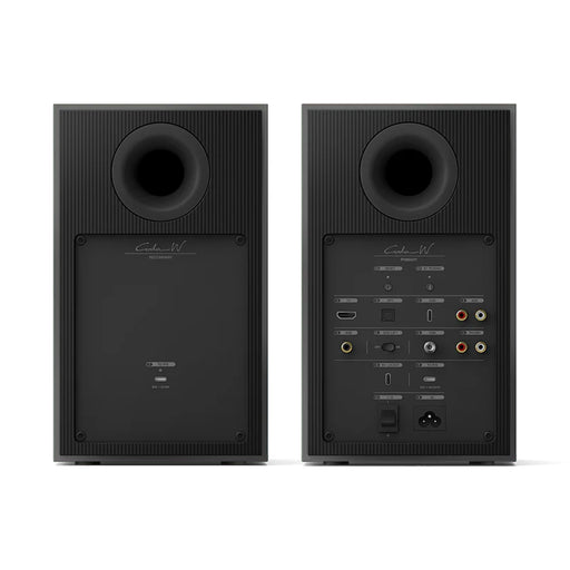 KEF Coda W | Hi-Fi Speakers - Bluetooth 5.4 - HDMI ARC - Dark Titanium - Pair - Sonxplus St-Sauveur