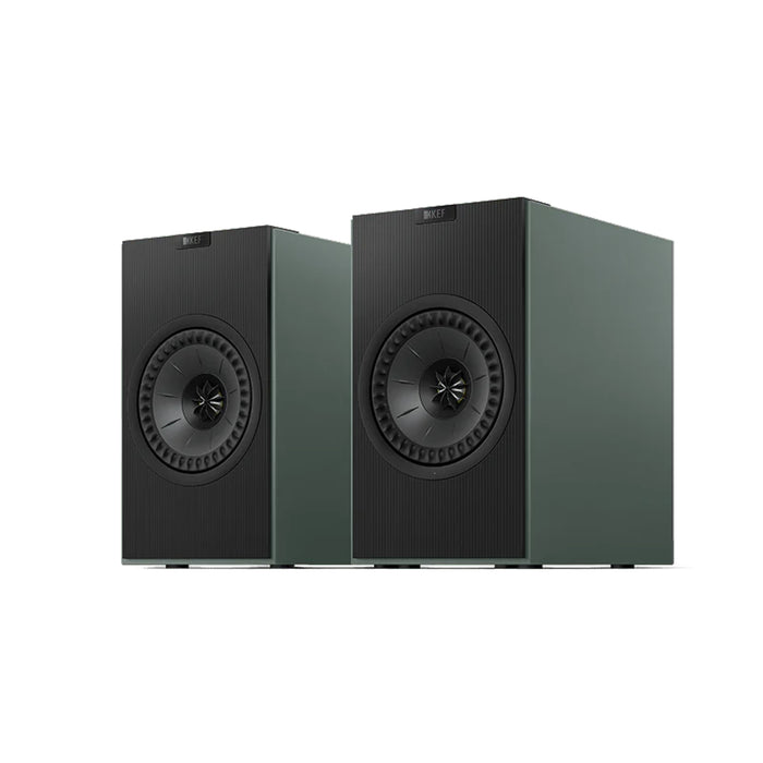 KEF Coda W | Hi-Fi Speakers - Bluetooth 5.4 - HDMI ARC - Green - Pair - Sonxplus St-Sauveur