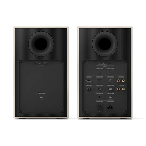 KEF Coda W | Hi-Fi Speakers - Bluetooth 5.4 - HDMI ARC - Nickel Gray - Pair - Sonxplus St-Sauveur
