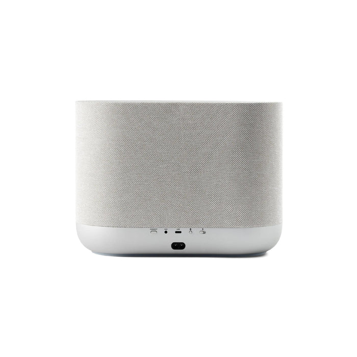 Denon HOME 400 | Haut-parleur intelligent sans fil - Bluetooth - Stéréo - Argent-Sonxplus St-Sauveur