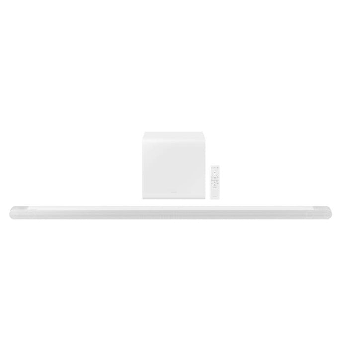 Samsung HW-S801B | Ultra-Slim Soundbar - 3.1.2-Channel - With Wireless Subwoofer - 800 Series - 330W - Wireless Dolby Atmos - Bluetooth - Alexa - White - Demo | 01 | Sonxplus St-Sauveur
