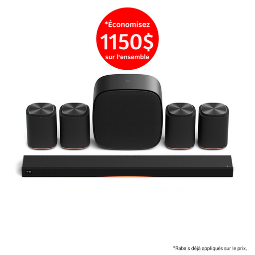 LG Sound Suite | Immersive Quad Suite 7 Pro - H7+4M7+W7 | 01 | Sonxplus St-Sauveur