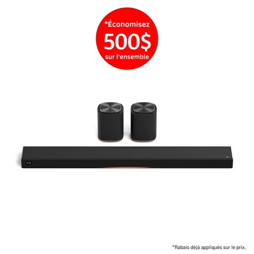 LG Sound Suite | Immersive Suite 5 - H7 Soundbar + 2 M5 | 01 | Sonxplus St-Sauveur