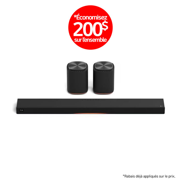 LG Sound Suite | Immersive suite 7 - Barre de son H7+2M7 | 01 | Sonxplus St-Sauveur